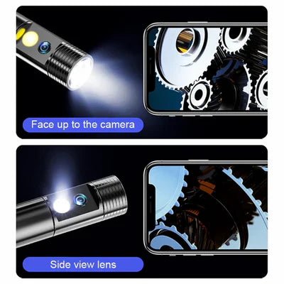 3-in-1 Type-C / Micro USB / PC Endoscope Camera 3.5m – HD Lens, Adjustable LED Lights, IP67 Waterproof